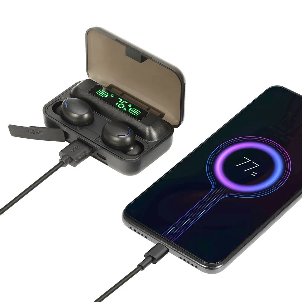 Audífonos Bluetooth F9.5-C Power Bank 2000 mAh