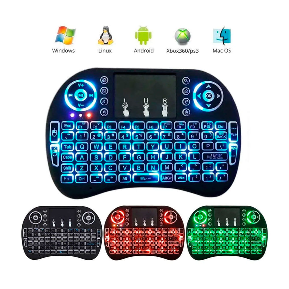 MINI TECLADO INALÁMBRICO ANDROID SMART TV