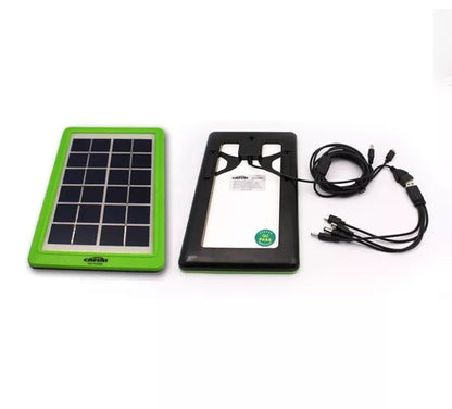 PANEL SOLAR PARA CARGAR CELULAR, LINTERNA, PARLANTE