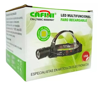 LINTERNA DE CABEZA PROFESIONAL LED RECARGABLE